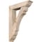 Ekena Millwork Olympic Traditional Smooth Bracket w/ Offset Brace, Douglas Fir, 7 1/2"W x 32"D x 44"H BKT0806X32X44OLY01SDF - alternate 1